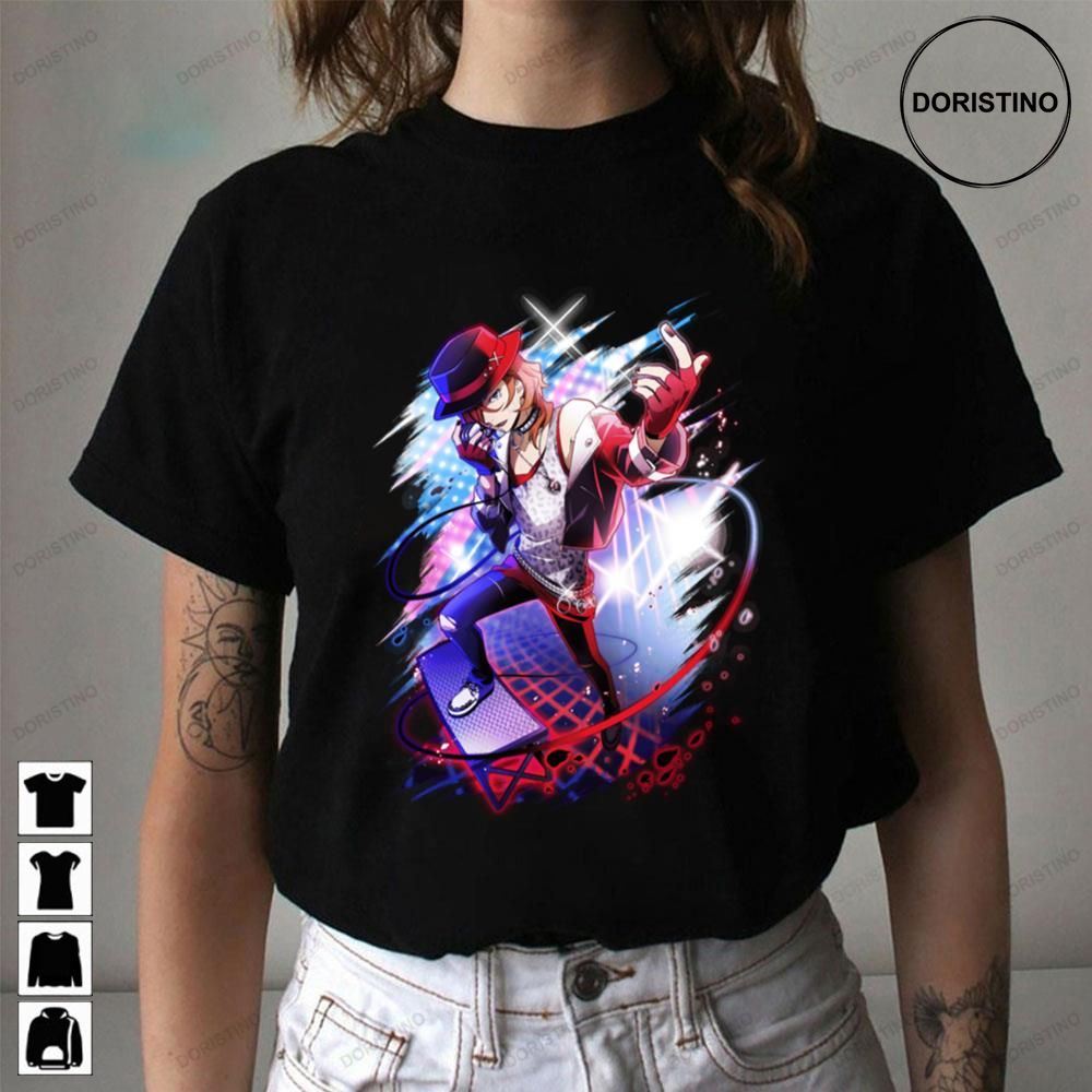 Chuuya Mayoi Card Colorful Anime Awesome Shirts